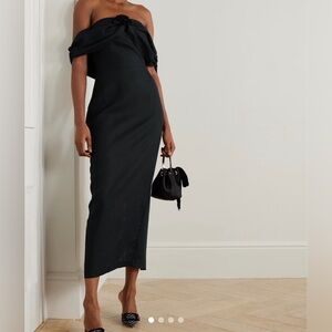 Chic Black Strapless Dress
